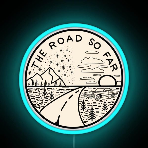 The Road So Far RGB Neon Sign
