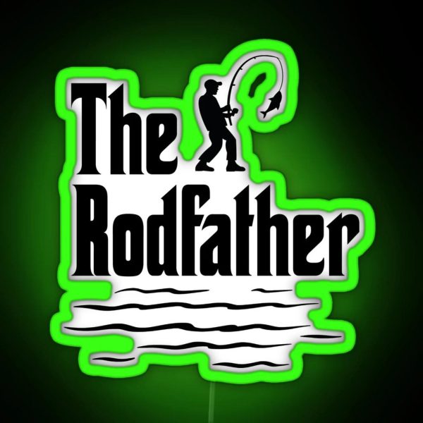 The Rodfather Fishing Led Classic Led RGB Neon Sign