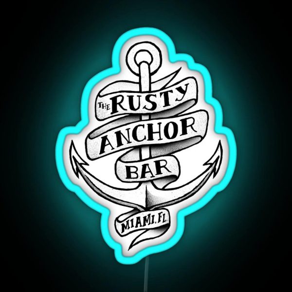 The Rusty Anchor Bar RGB Neon Sign