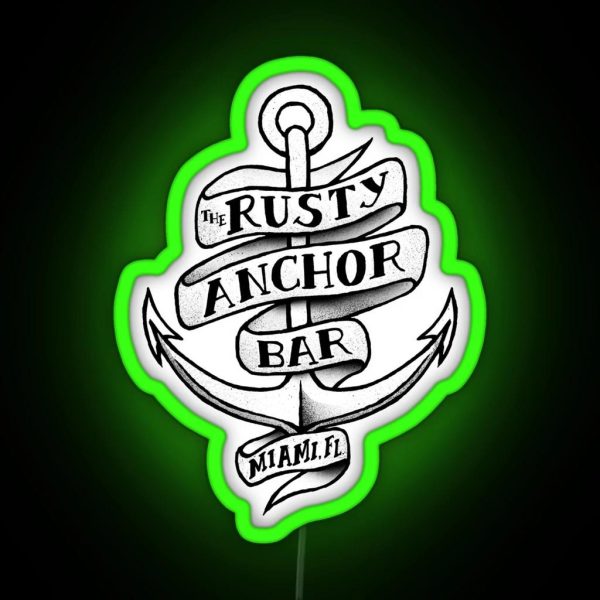 The Rusty Anchor Bar RGB Neon Sign