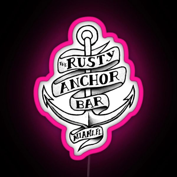 The Rusty Anchor Bar RGB Neon Sign