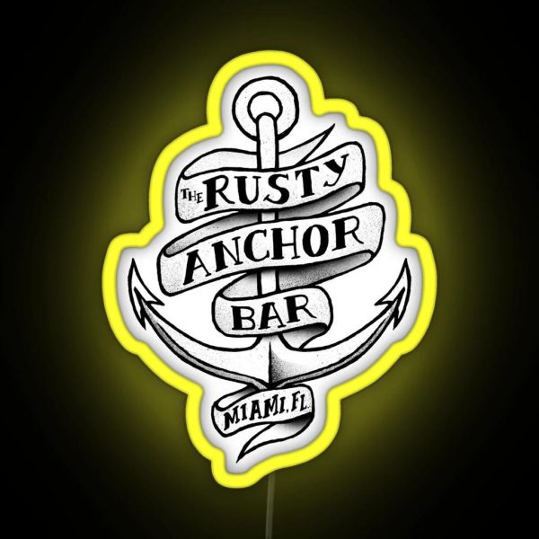 The Rusty Anchor Bar RGB Neon Sign