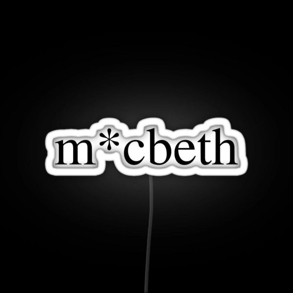 The Scottish Play RGB Neon Sign