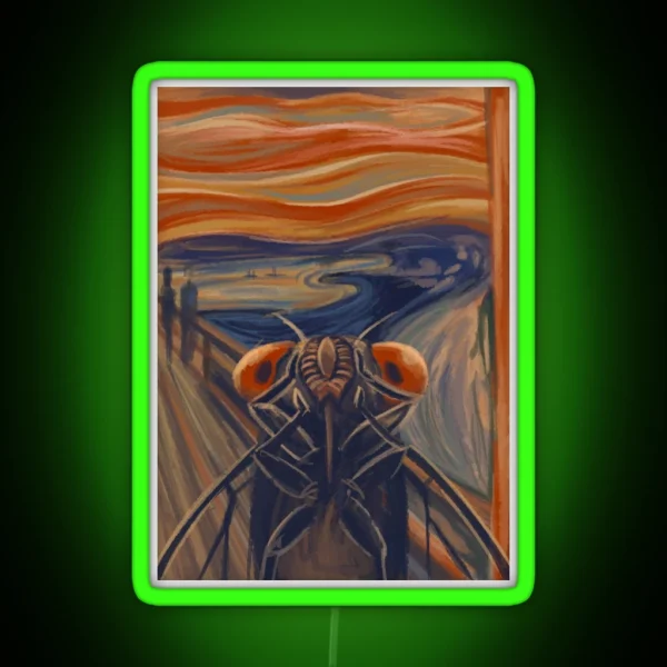 THE SCREAM RGB Neon Sign