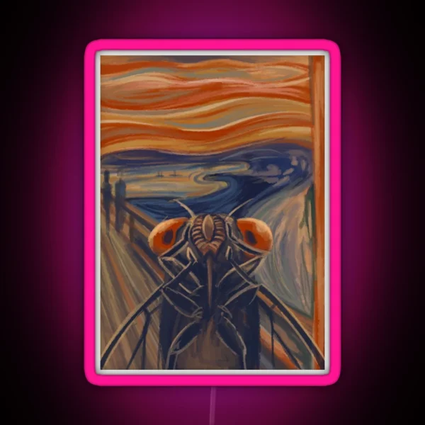 THE SCREAM RGB Neon Sign