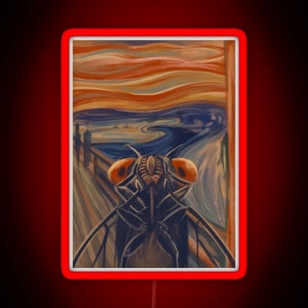 THE SCREAM RGB Neon Sign