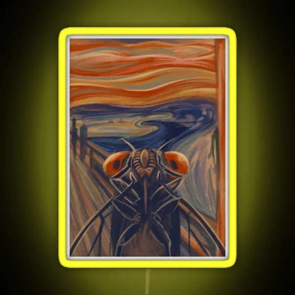 THE SCREAM RGB Neon Sign