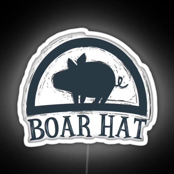 The Seven Deadly Sins Boar Hat Bar RGB Neon Sign