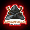 The Shinigami Killer neon sign featuring a bright red color scheme
