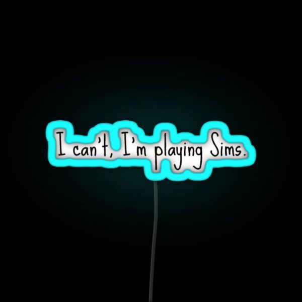 The Sims 4 RGB Neon Sign