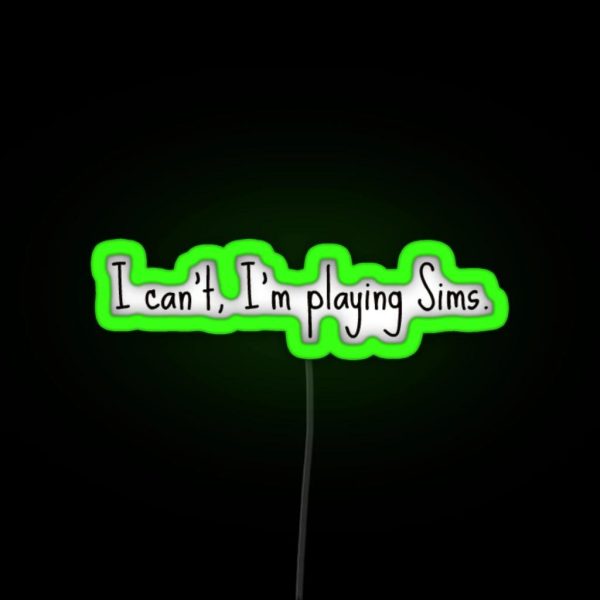 The Sims 4 RGB Neon Sign