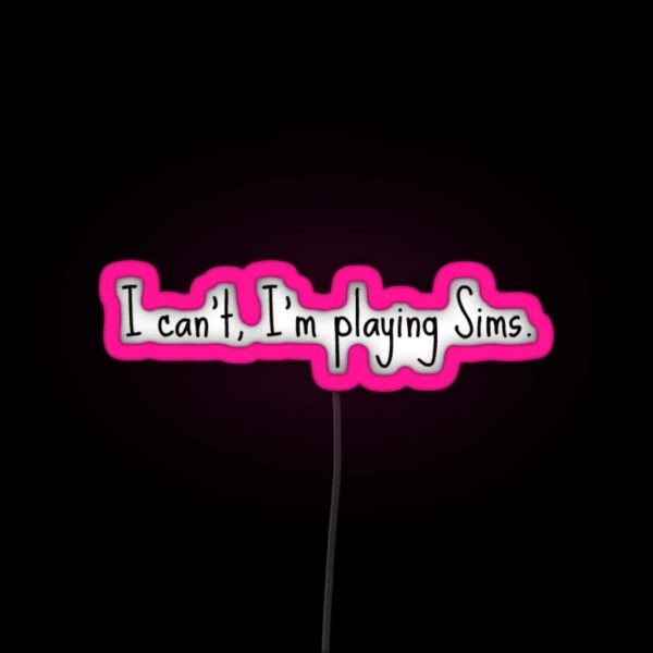 The Sims 4 RGB Neon Sign