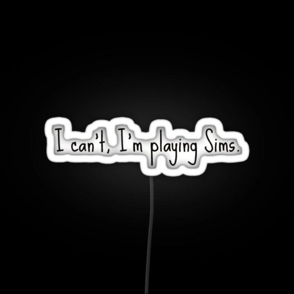 The Sims 4 RGB Neon Sign