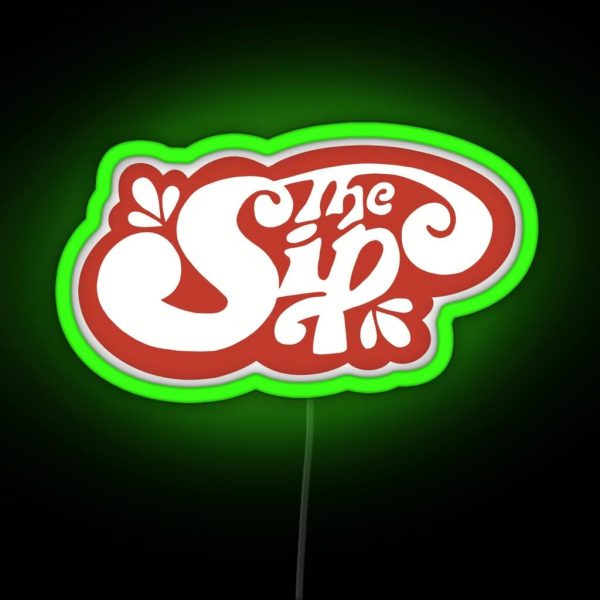 The Sip Retro Red RGB Neon Sign