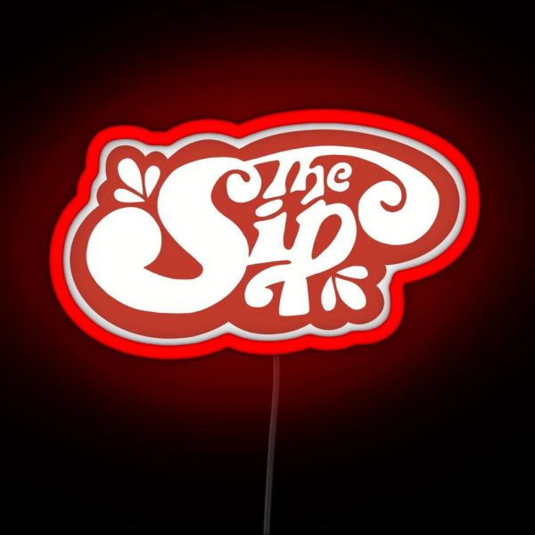 The Sip Retro Red RGB Neon Sign