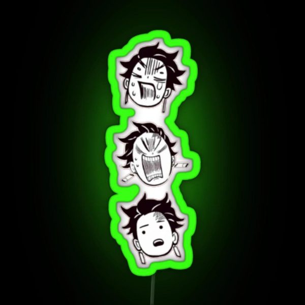 The Slayer Of Demons TRIO RGB Neon Sign