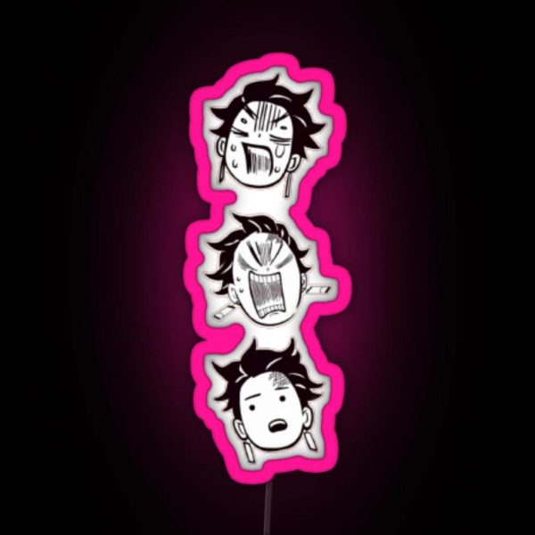 The Slayer Of Demons TRIO RGB Neon Sign