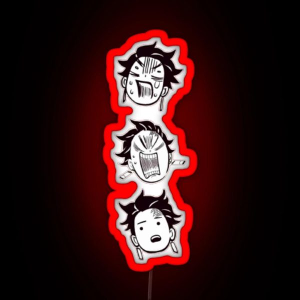 The Slayer Of Demons TRIO RGB Neon Sign