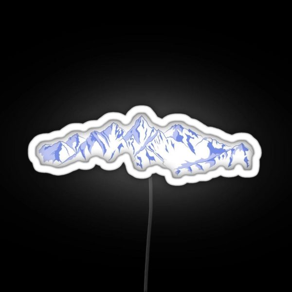 The Snowy Peaks RGB Neon Sign