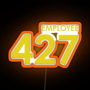 The Stanley Parable Employee Number 427 V3 RGB Neon Sign