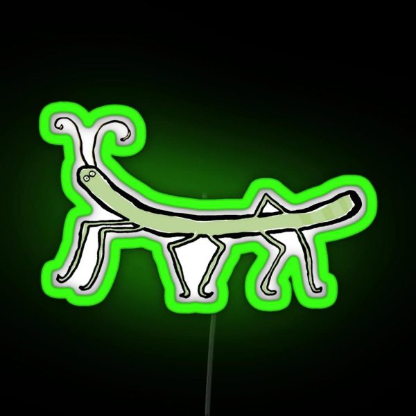 The Stick Insect RGB Neon Sign