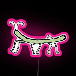 The Stick Insect RGB Neon Sign