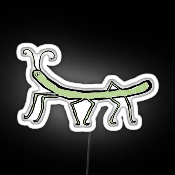 The Stick Insect RGB Neon Sign