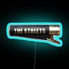 The Streets neon logo in RGB color scheme