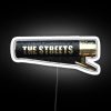 The Streets neon logo in RGB color scheme on a white background