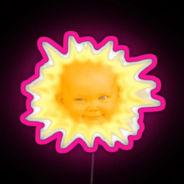 The Sun Baby RGB Neon Sign