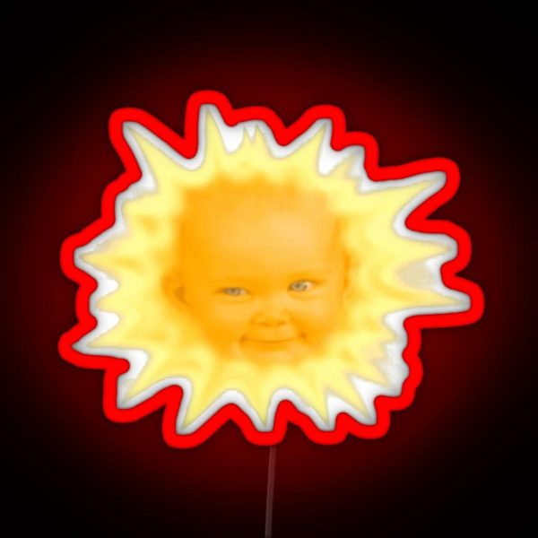 The Sun Baby RGB Neon Sign