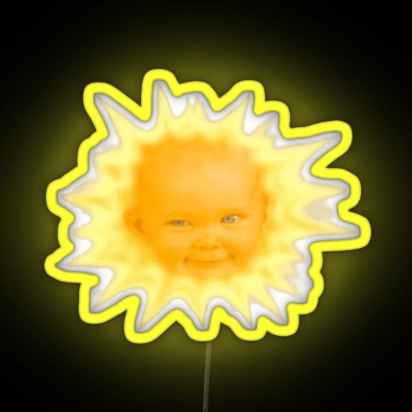 The Sun Baby RGB Neon Sign