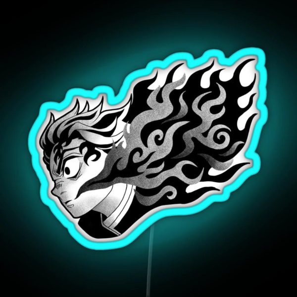 The Sun Breather Pillar RGB Neon Sign