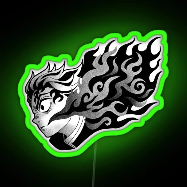 The Sun Breather Pillar RGB Neon Sign