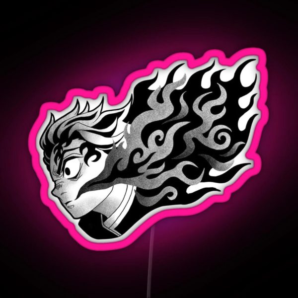 The Sun Breather Pillar RGB Neon Sign