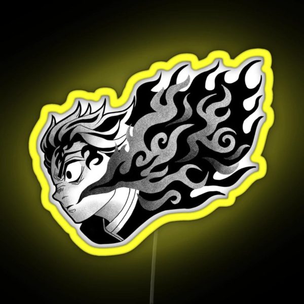 The Sun Breather Pillar RGB Neon Sign
