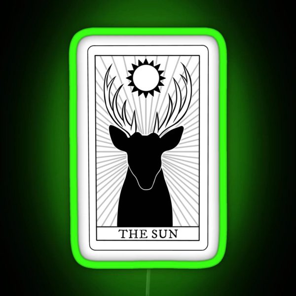 The Sun Tarot Card RGB Neon Sign