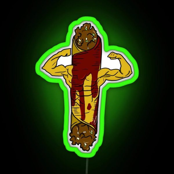 The Swhole Enchilada RGB Neon Sign