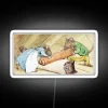 The Beatrix Potter illustration featuring Samuel Whiskers from The Tale of Samuel Whiskers, with a neon twist on a colorfu...