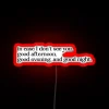 The iconic neon sign from The Truman Show, a symbol of the film's themes of reality TV and illusion.