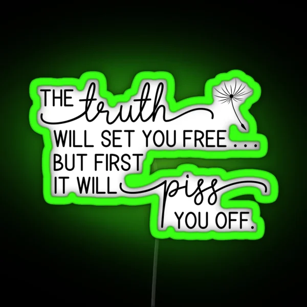 The Truth Will Set You Free RGB Neon Sign