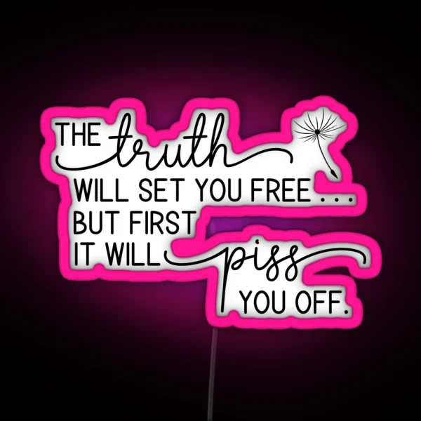The Truth Will Set You Free RGB Neon Sign