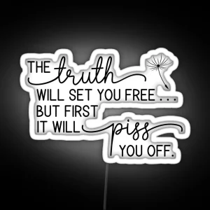 The Truth Will Set You Free RGB Neon Sign