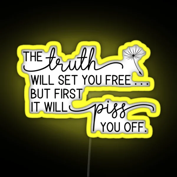 The Truth Will Set You Free RGB Neon Sign