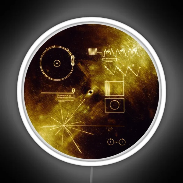 The Voyager Golden Record RGB Neon Sign