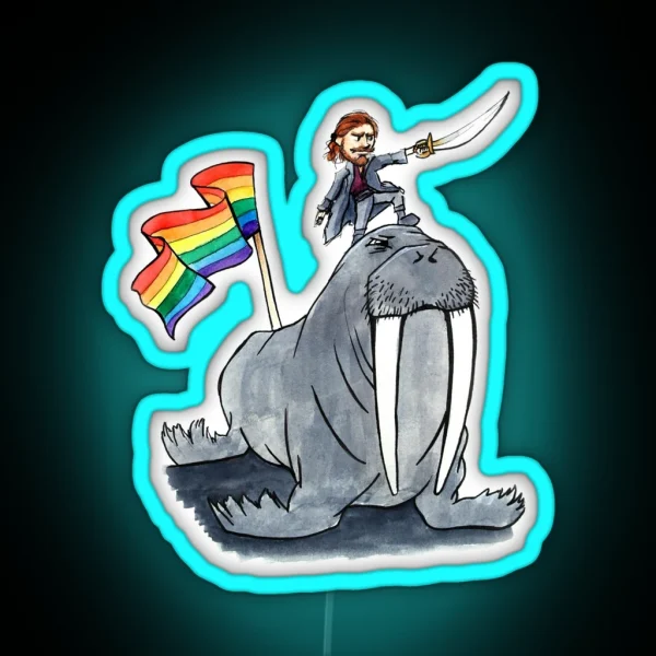 The Walrus RGB Neon Sign
