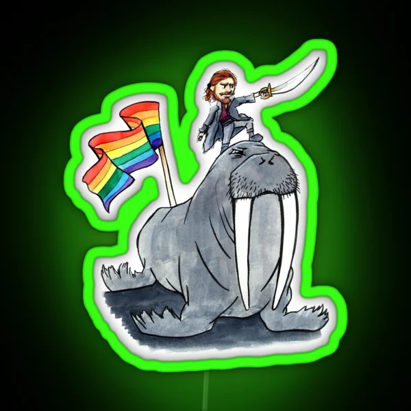 The Walrus RGB Neon Sign