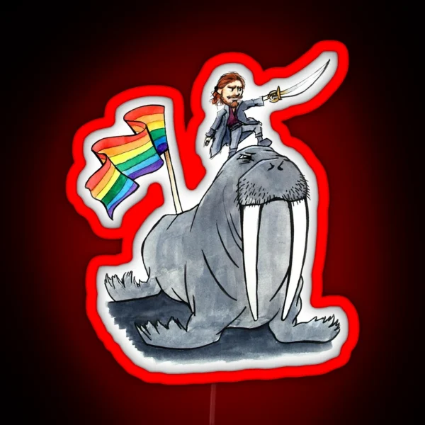 The Walrus RGB Neon Sign