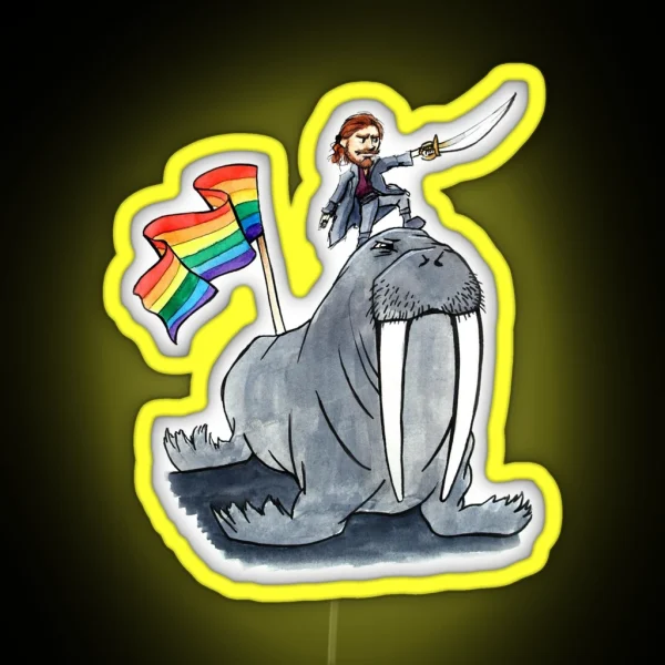 The Walrus RGB Neon Sign