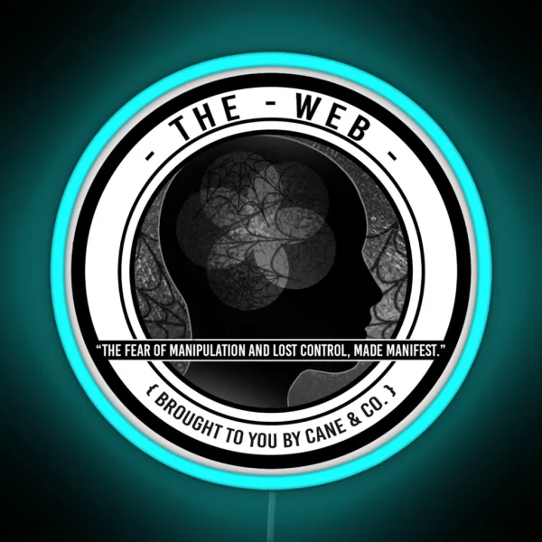 The Web Badge RGB Neon Sign